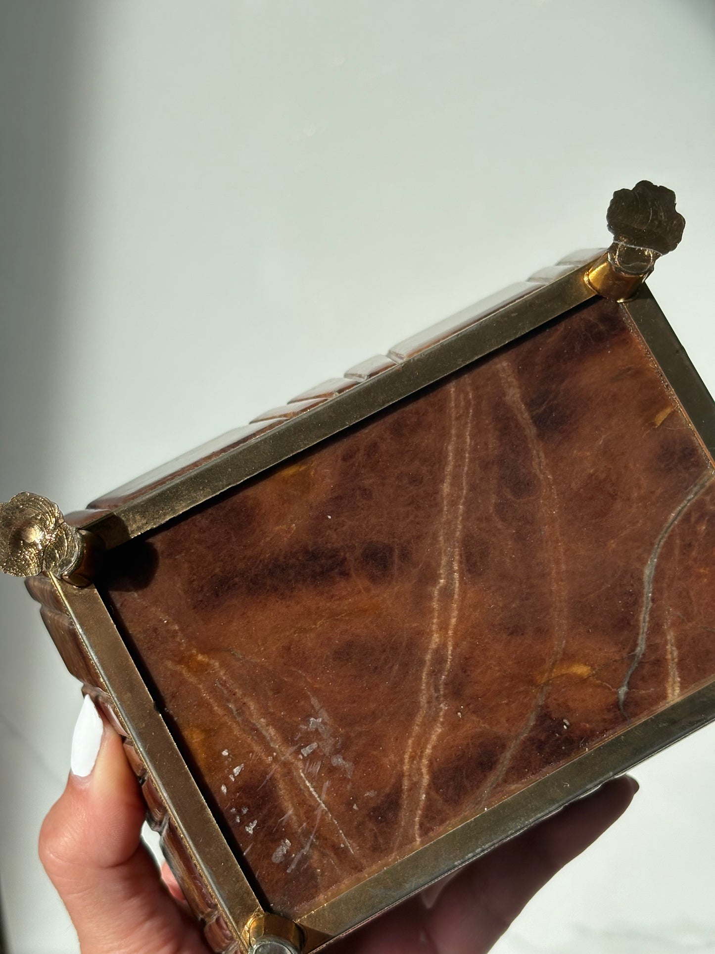 Alabaster Trinket Box