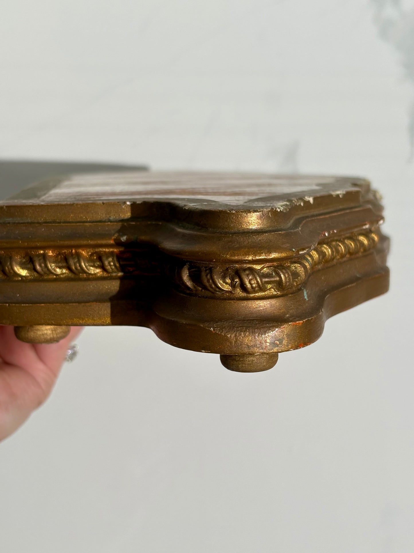 Large Gilt Riser