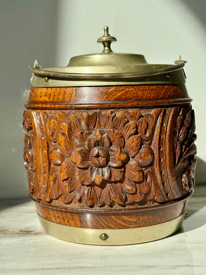 Botanical Biscuit Barrel