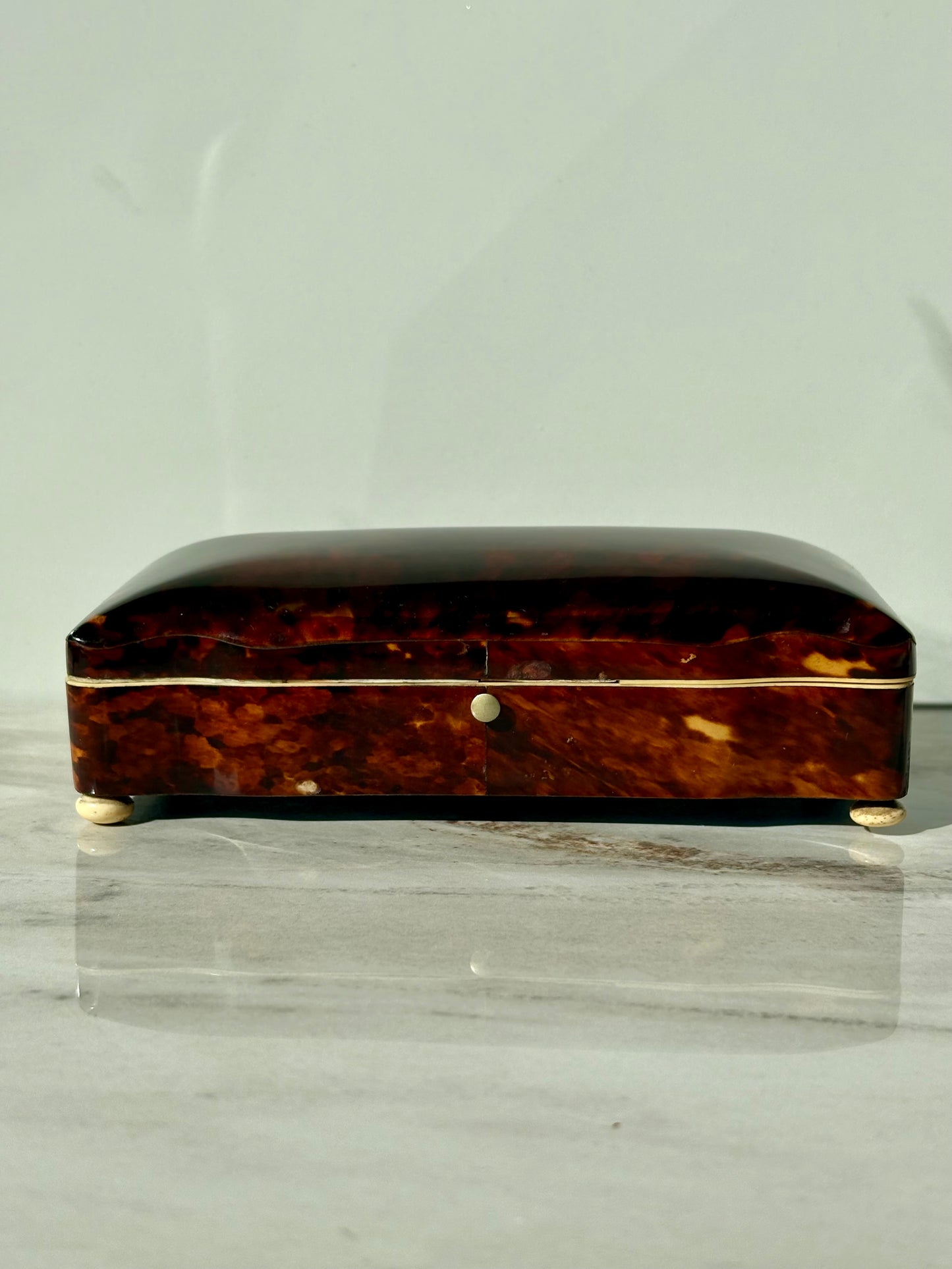 19th Century Tortoise Shell Box