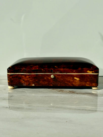 19th Century Tortoise Shell Box