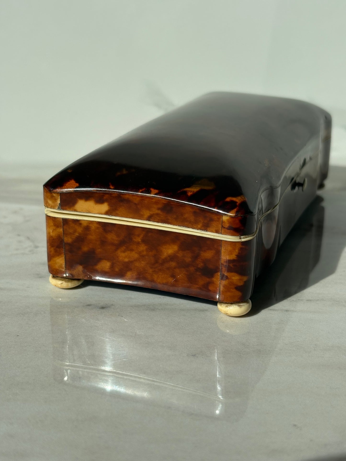 19th Century Tortoise Shell Box