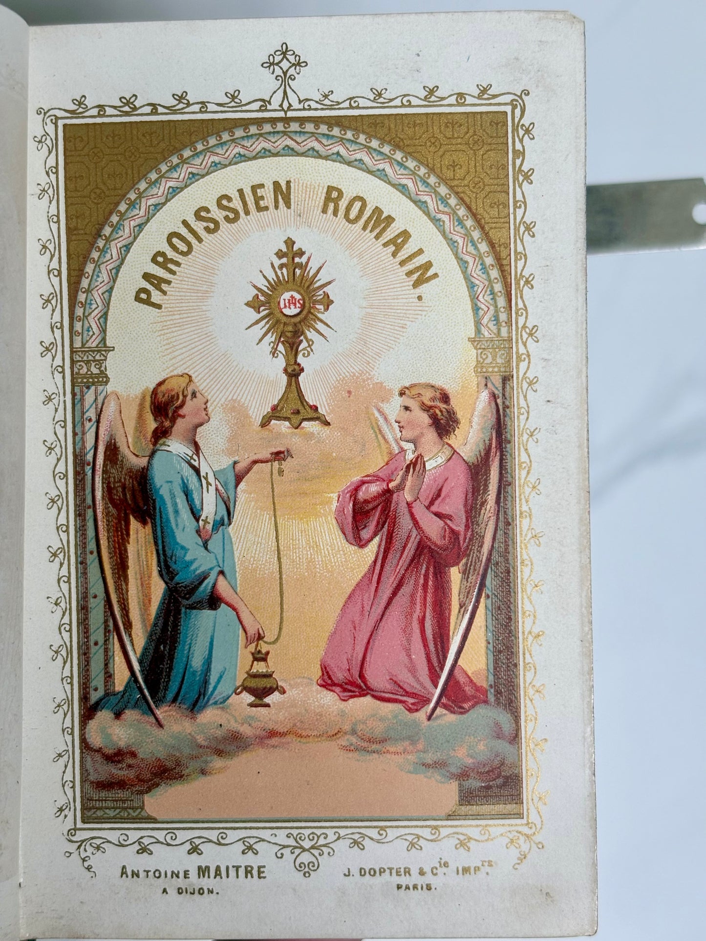 Clasped Paroissien - Hidden Marbled Fore-edge