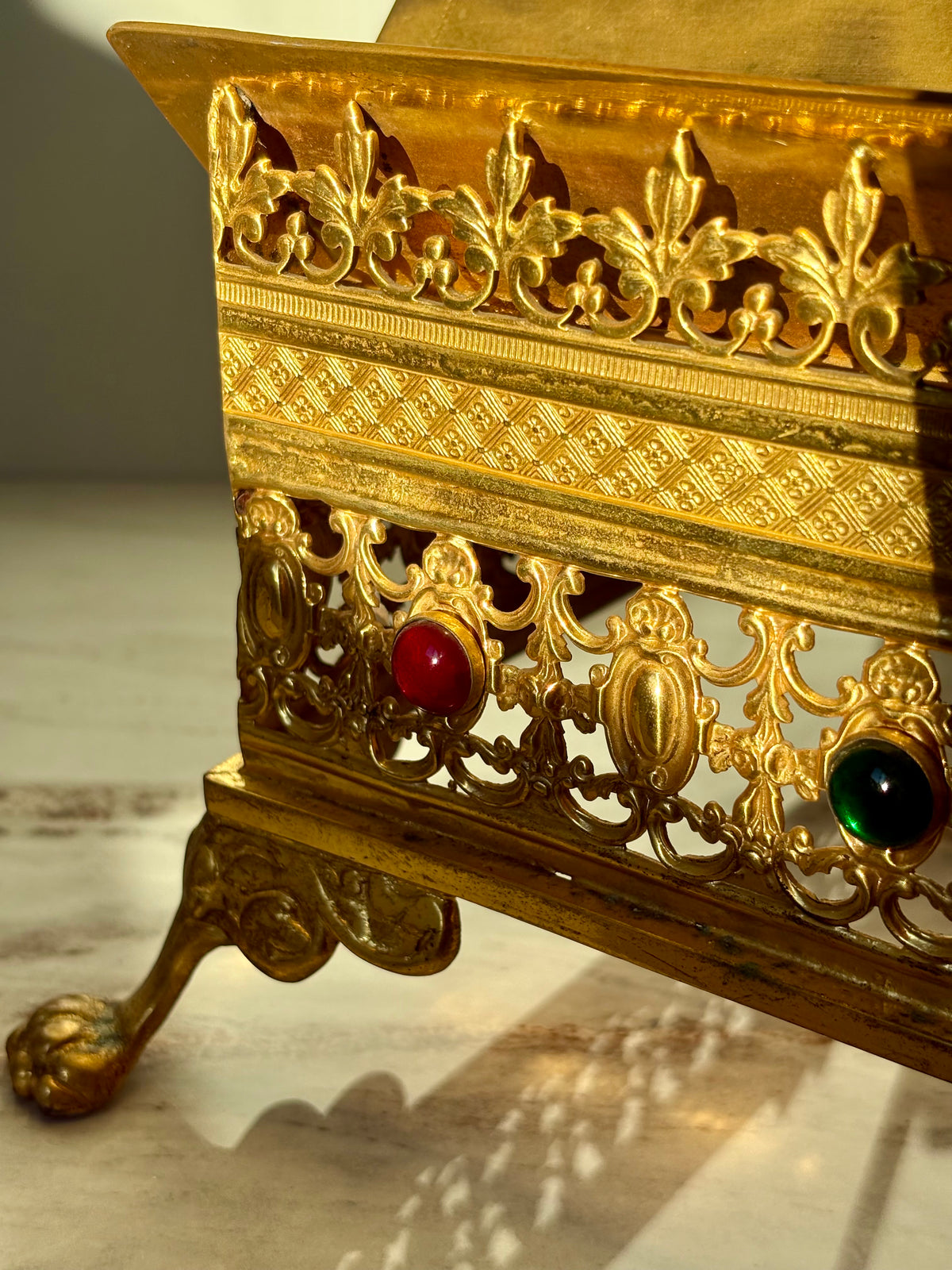 Antique Gothic Bible Stand