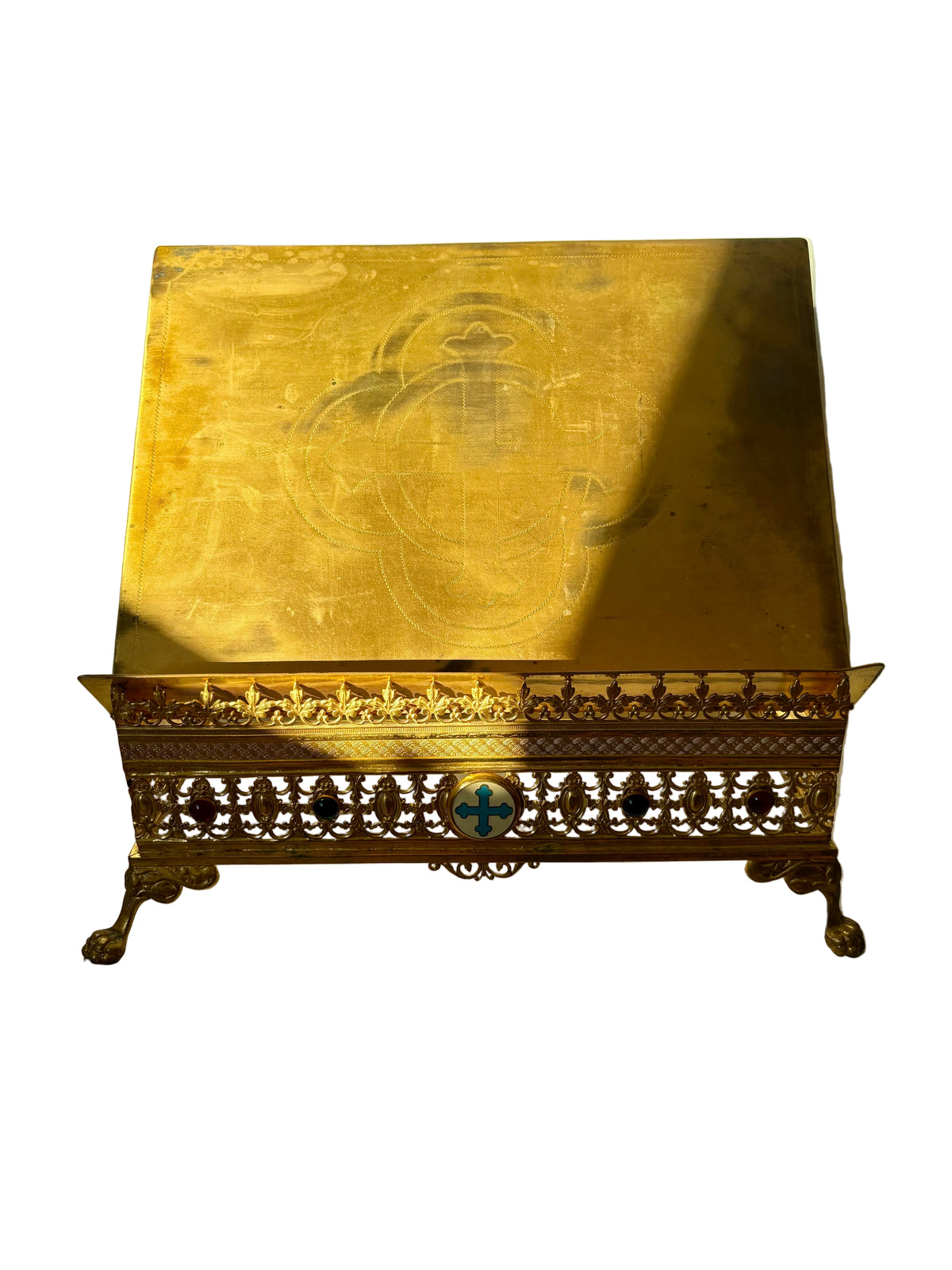 Antique Gothic Bible Stand