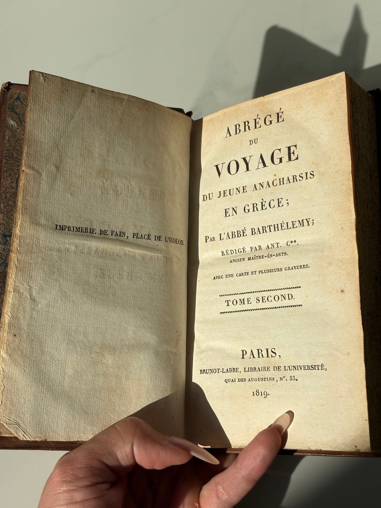 Abrégé du Voyage du Jeune Anacharsis
