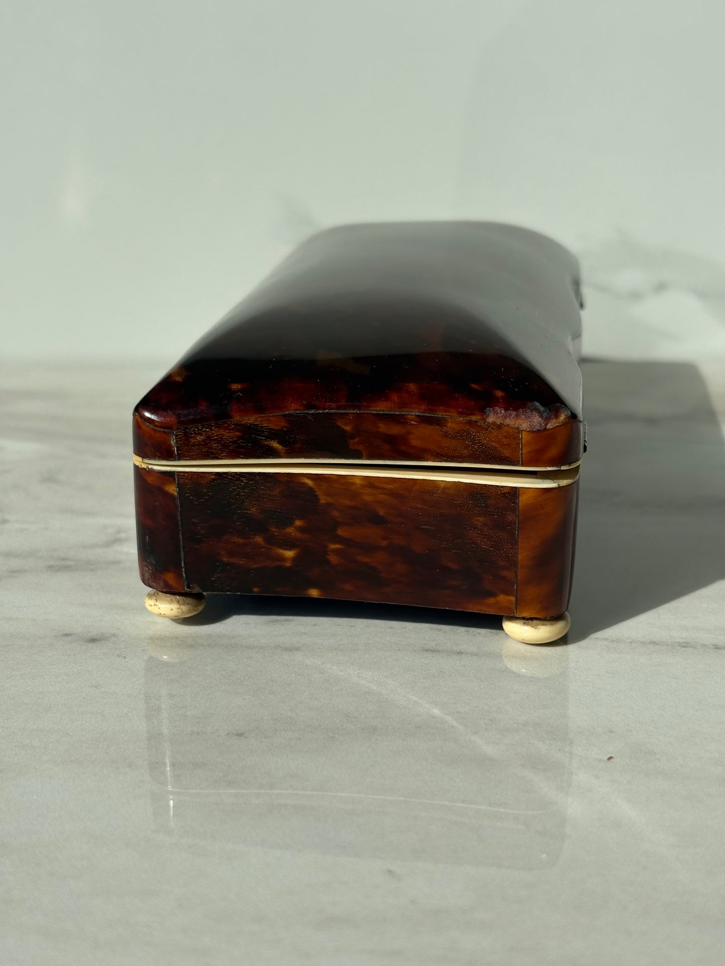 19th Century Tortoise Shell Box