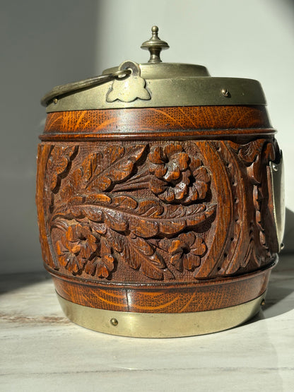 Botanical Biscuit Barrel