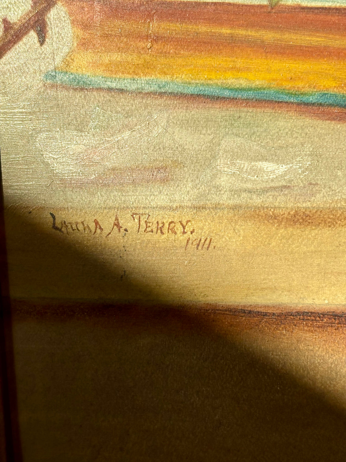 Antique Floral Painting