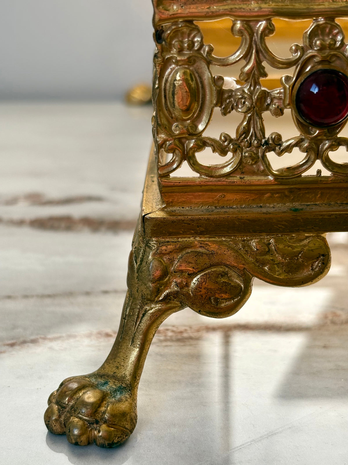Antique Gothic Bible Stand