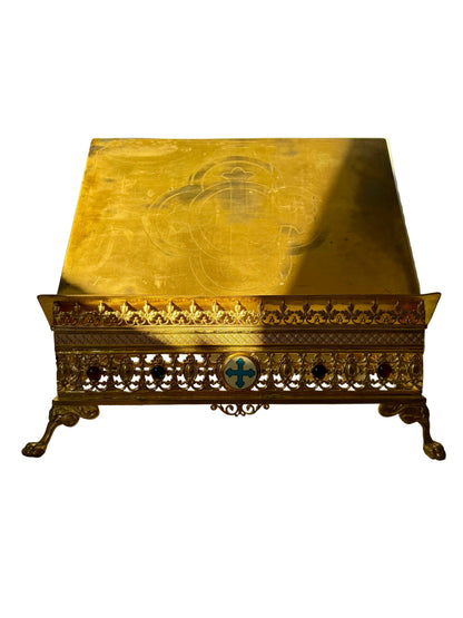 Antique Gothic Bible Stand