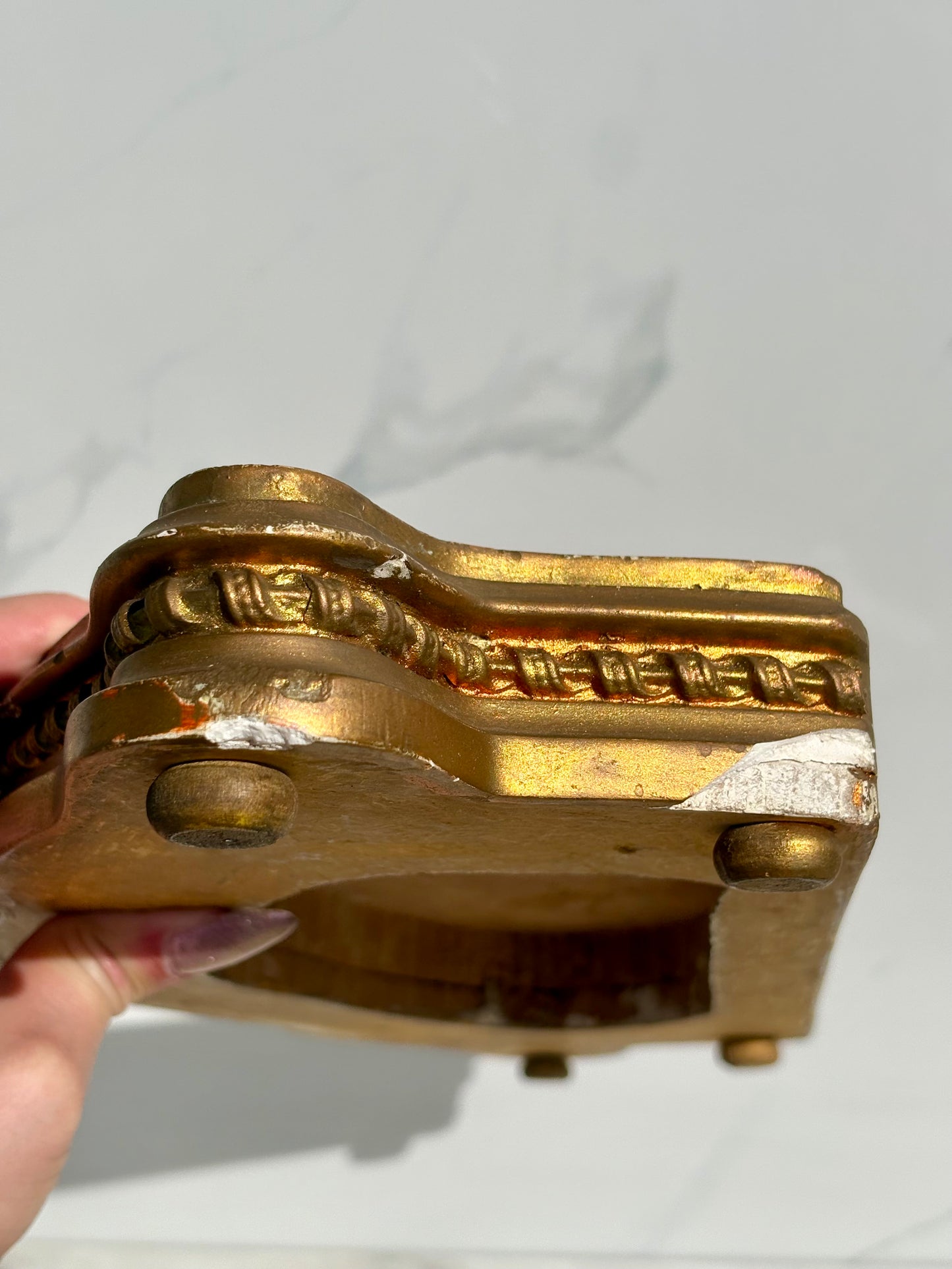 Large Gilt Riser