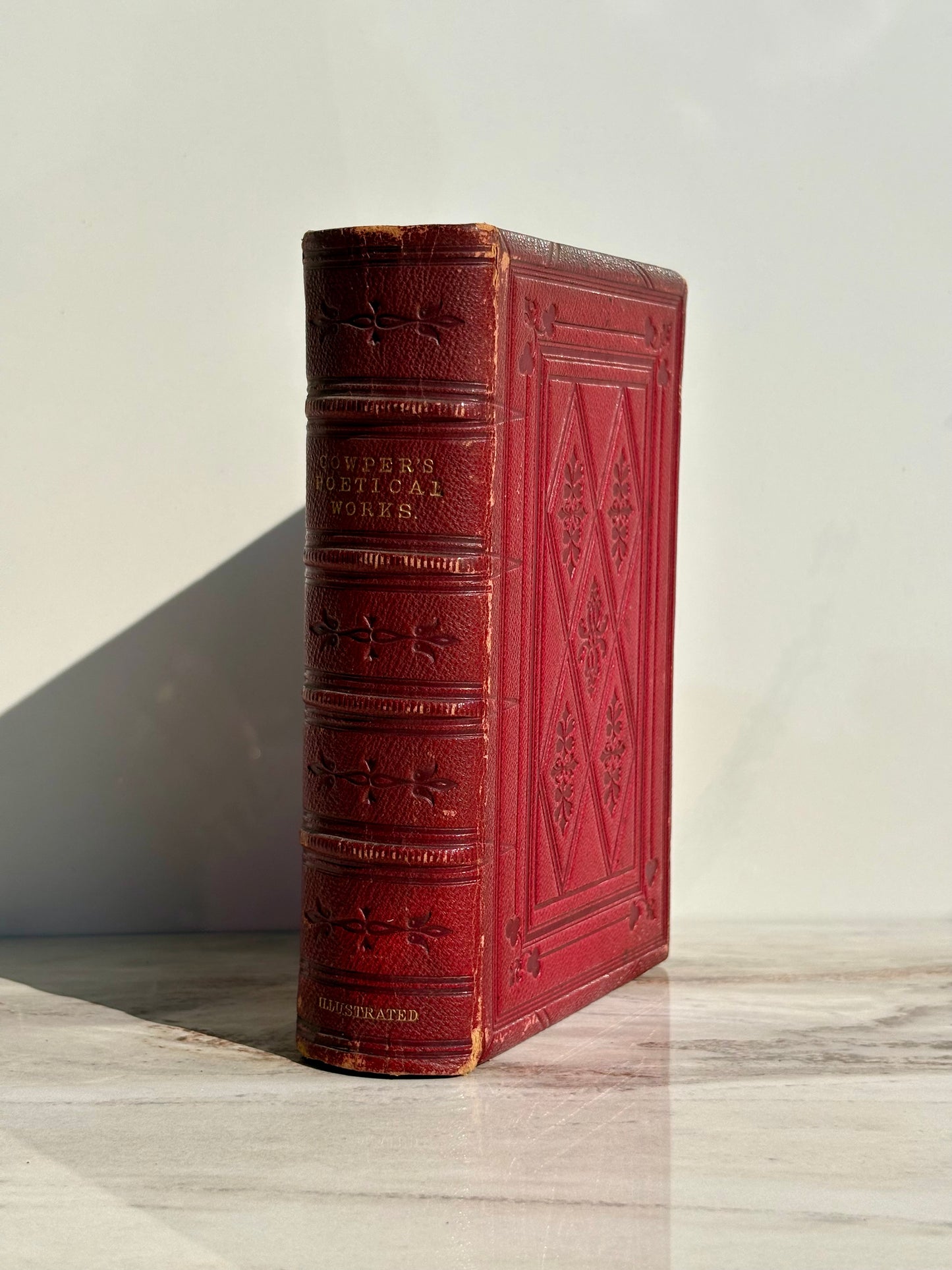 Cowper Poetical Works - Gauffered Edges