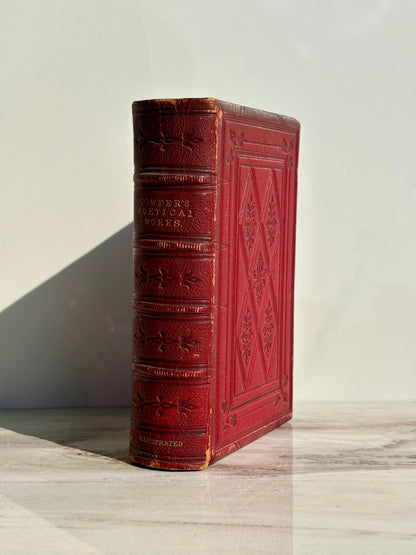 Cowper Poetical Works - Gauffered Edges