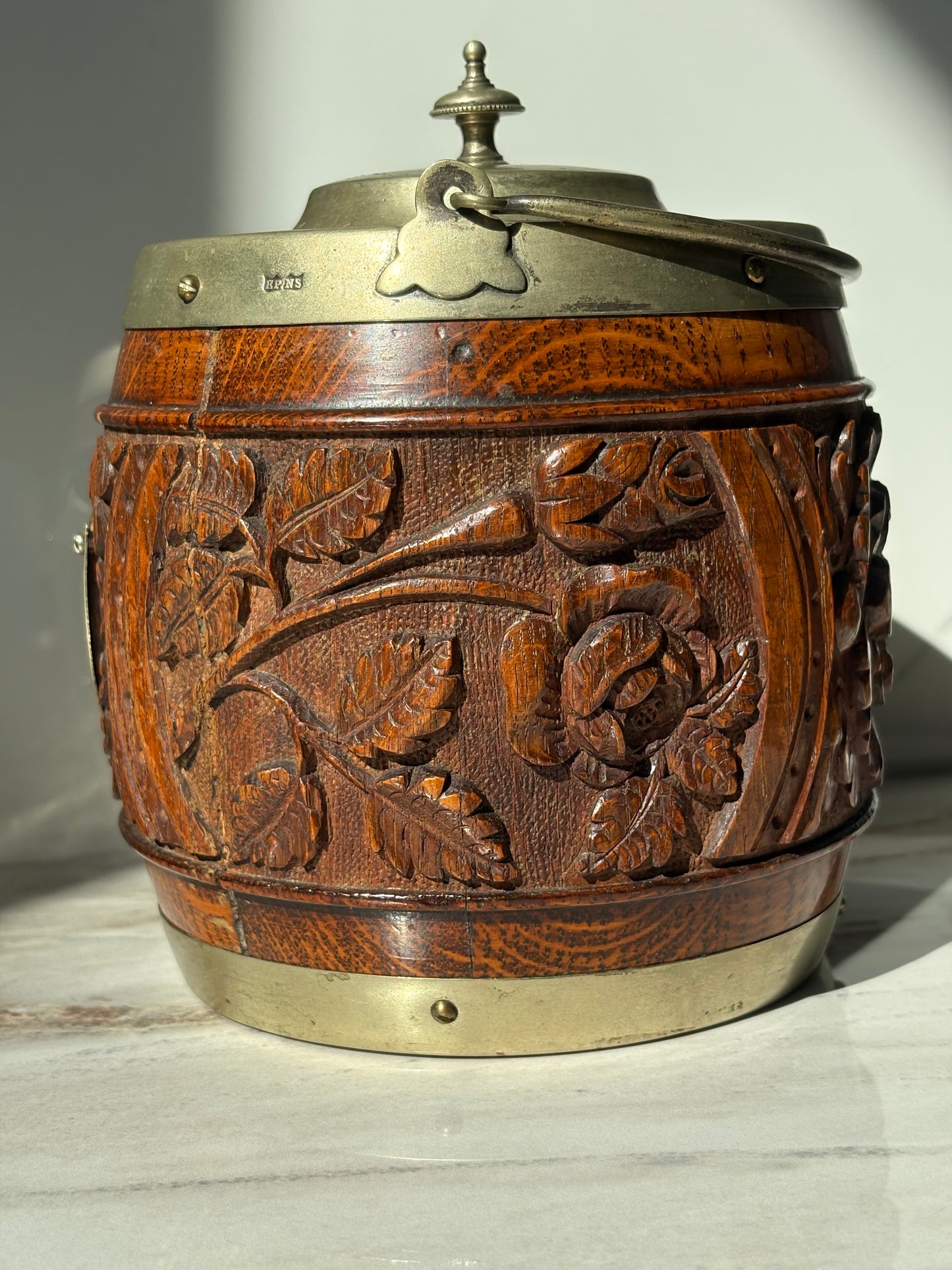 Botanical Biscuit Barrel