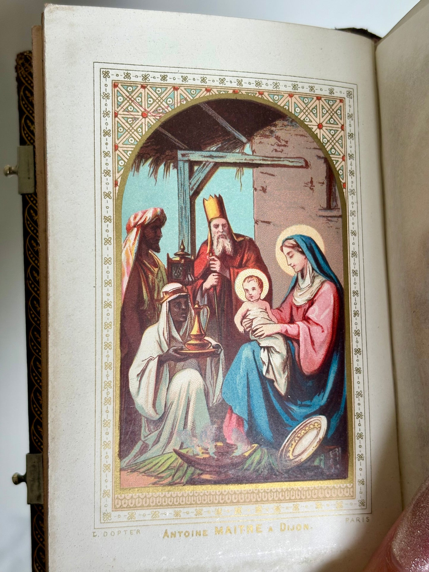 Clasped Paroissien - Hidden Marbled Fore-edge