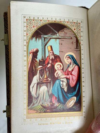 Clasped Paroissien - Hidden Marbled Fore-edge