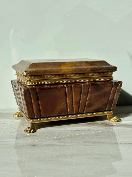 Alabaster Trinket Box