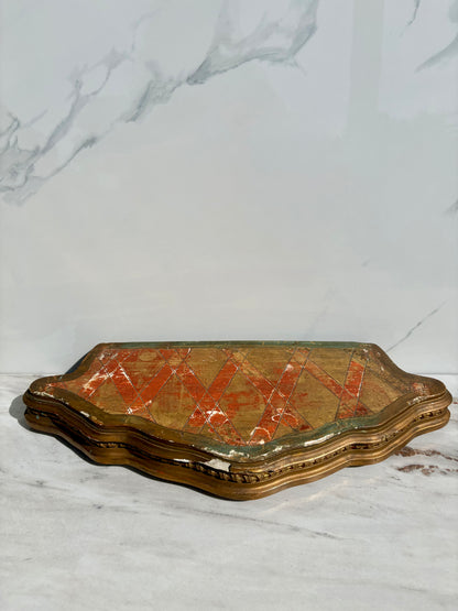 Large Gilt Riser