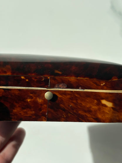 19th Century Tortoise Shell Box