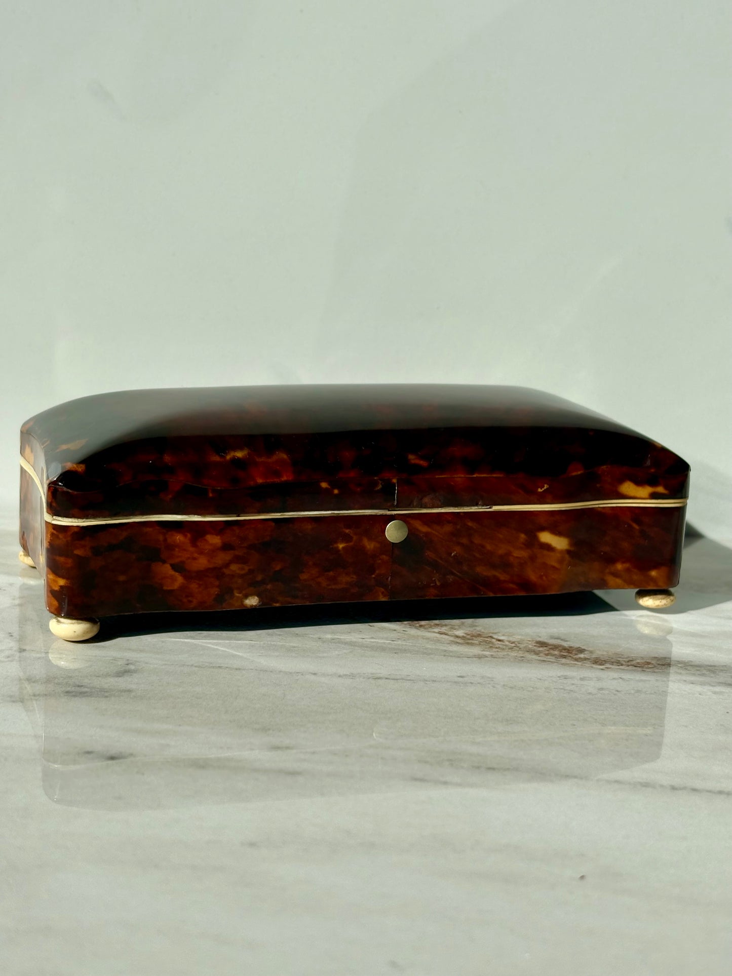 19th Century Tortoise Shell Box