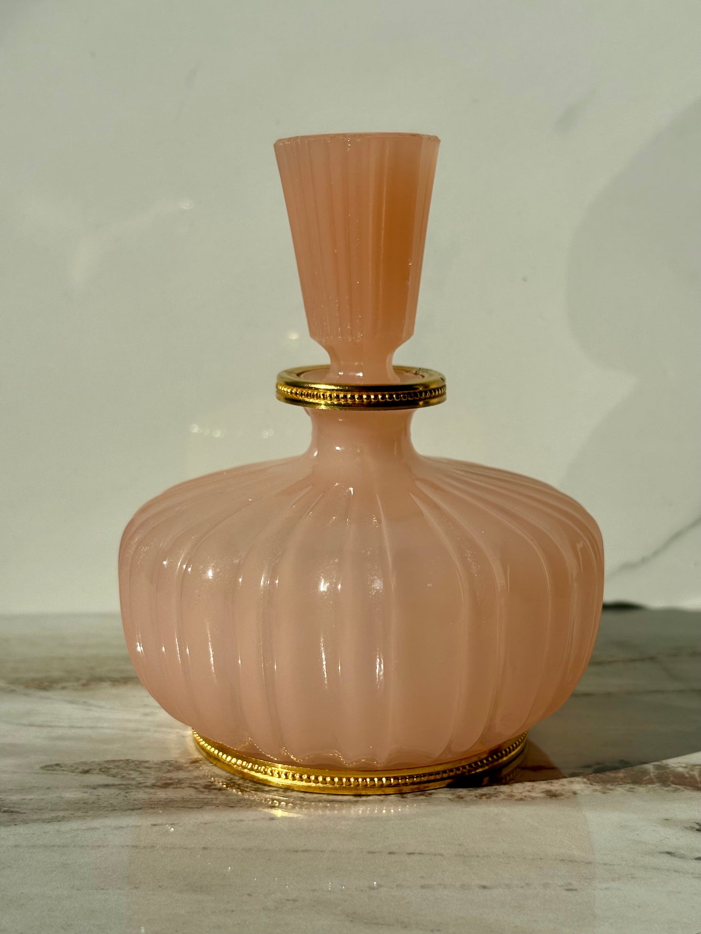 Pink Opaline Perfume Bottle