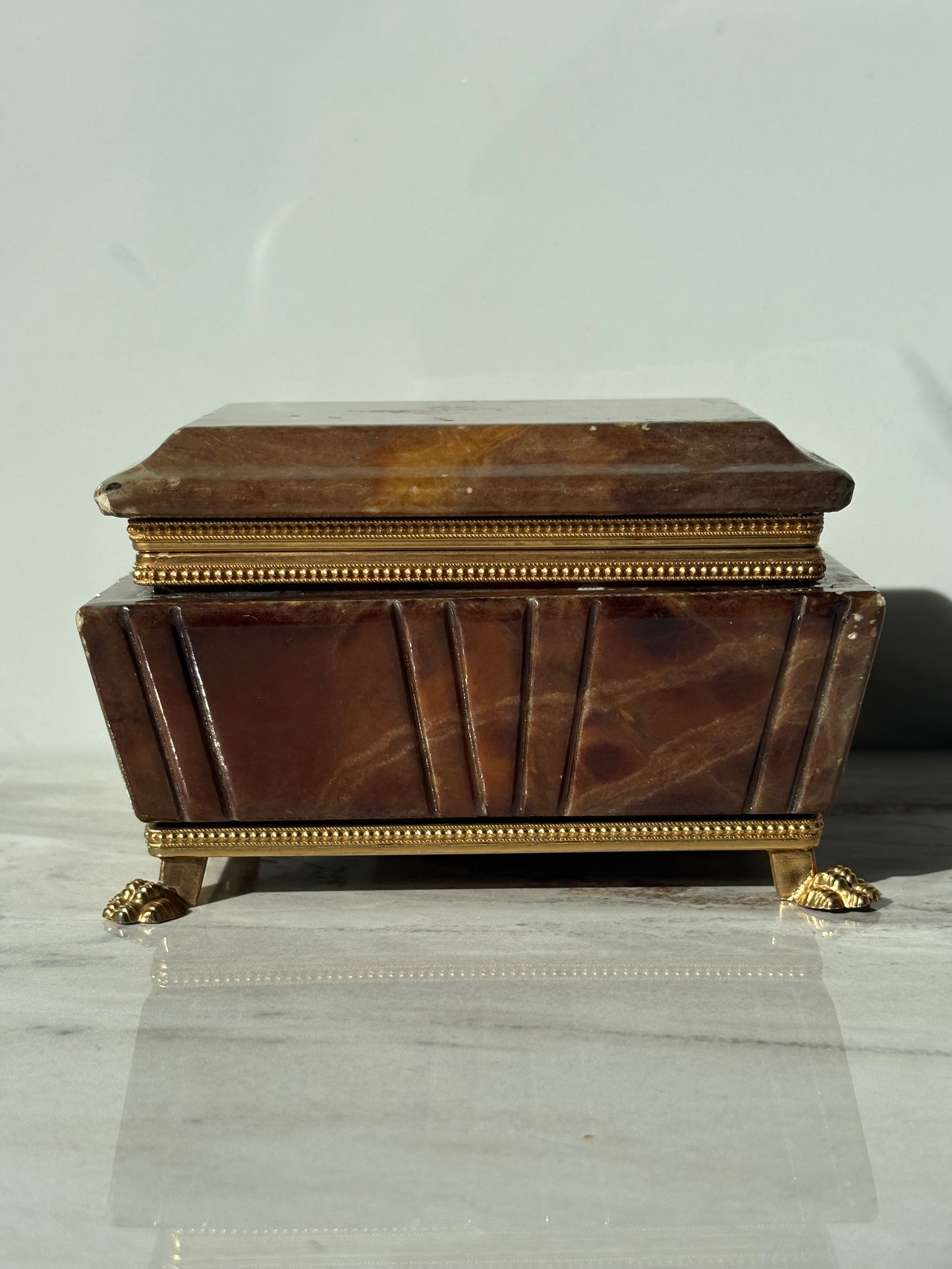 Alabaster Trinket Box