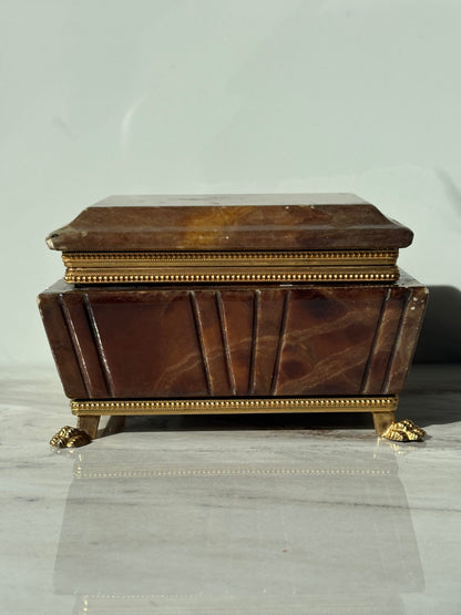 Alabaster Trinket Box