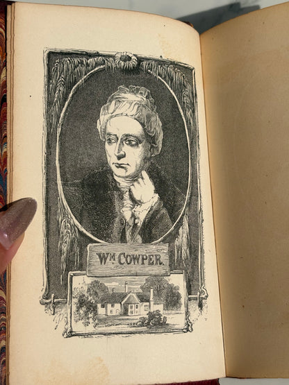 Cowper Poetical Works - Gauffered Edges