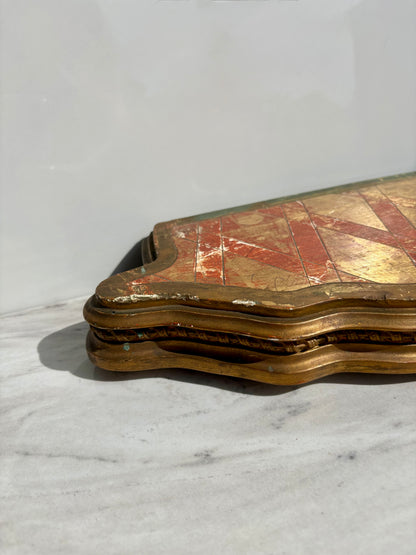Large Gilt Riser
