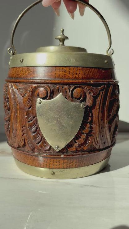 Botanical Biscuit Barrel